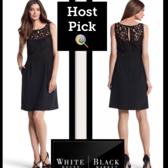 White House/Black Market Black Sheath Dress - Picture 6 of 6